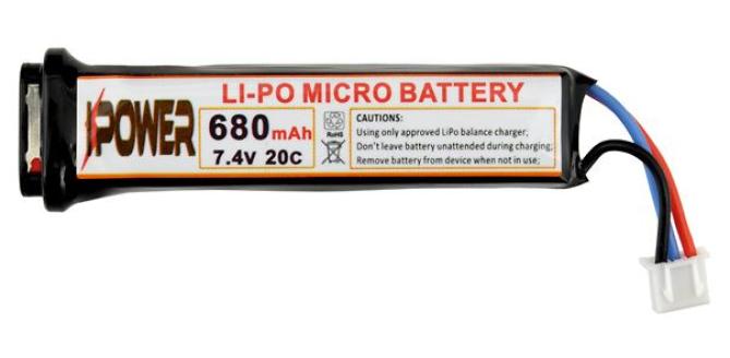 I-POWER AEP Li-PO Akku 7,4V 20C 680mAh Micro